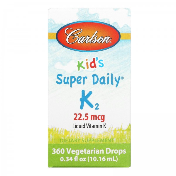 Carlson Labs Витамин К Super Daily K2 для детей 22...