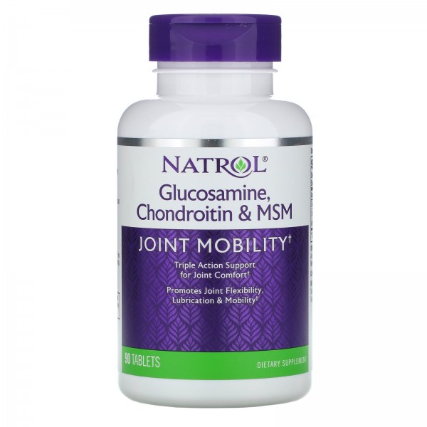 Natrol Глюкозамин хондроитин и метилсульфонилметан 90 таблеток