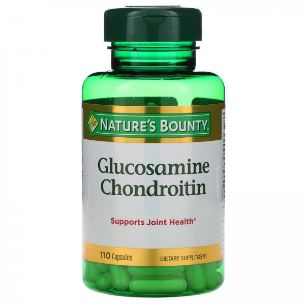 Nature's Bounty Глюкозамин-хондроитин-МСМ 110 капсул