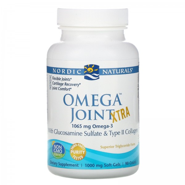 Nordic Naturals Omega Joint Xtra 1000 мг 90 гелевых капсул
