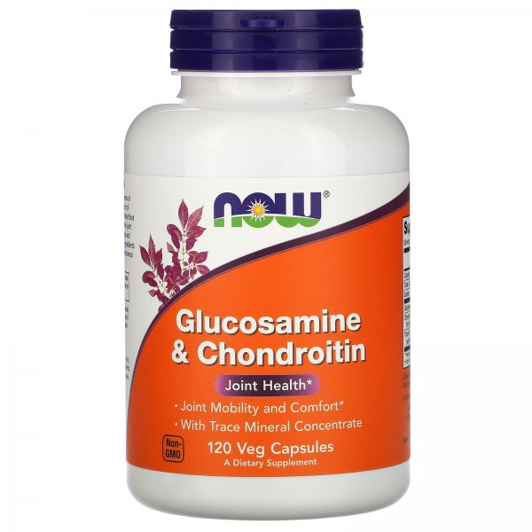 Now Foods Glucosamine & Chondroitin 120 Veg Capsul...
