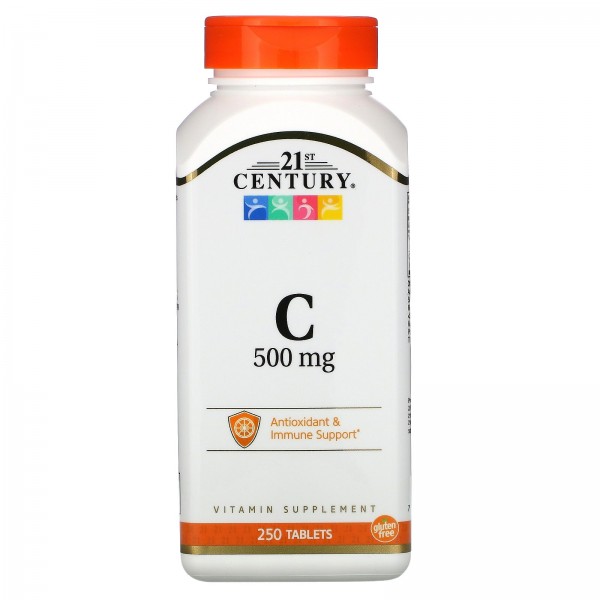 21st Century Витамин C 500 мг 250 таблеток