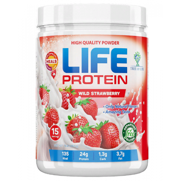 Tree of Life Протеин LIFE 454 г Дикая клубника