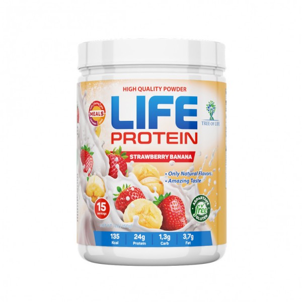 Tree of Life Протеин LIFE 454 г Клубника-Банан