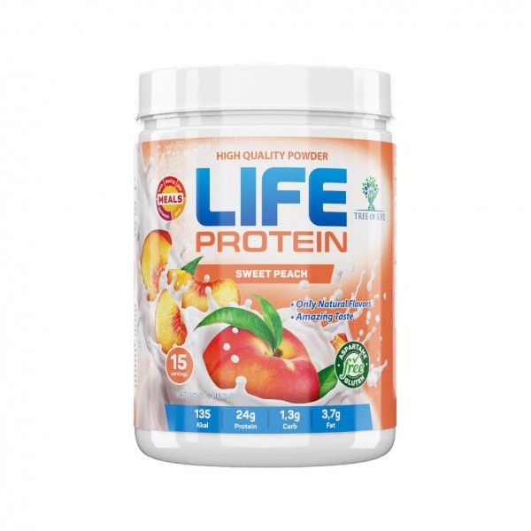 Tree of Life Протеин LIFE 454 г Персик