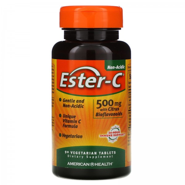 American Health Ester-C 500 мг 90 вегетарианских таблеток