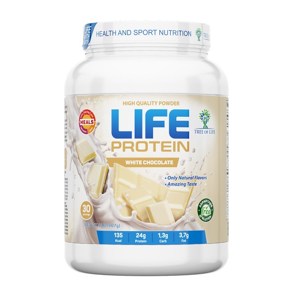 Tree of Life Протеин LIFE 908 г Белый шоколад
