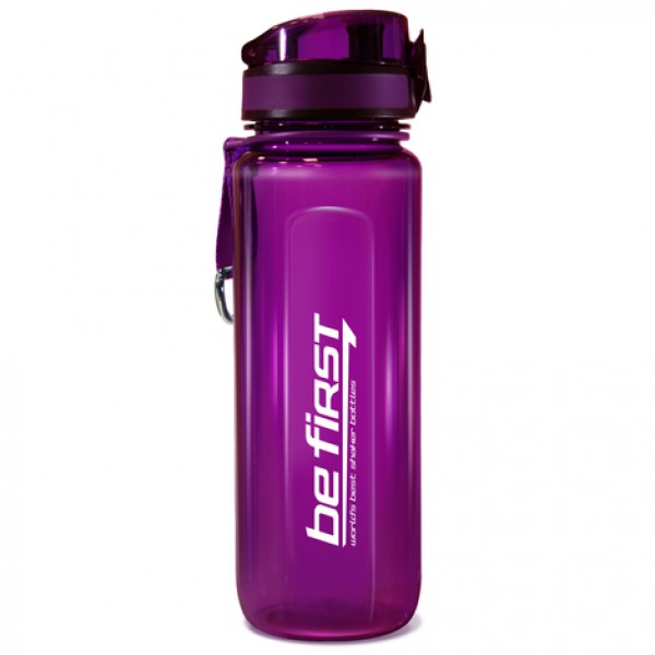 Be First Бутылка для воды ТРИТАН КРЫШКА С ЗАЩИТОЙ (BF16019-PURPLE) фиолетовая 750 мл