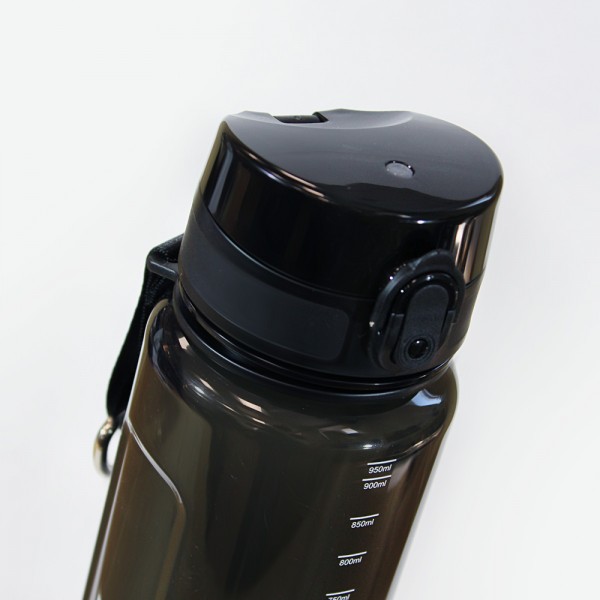 Be First Бутылка для воды ТРИТАН КРЫШКА С ЗАЩИТОЙ (BF16020-BLACK) черная 950 мл