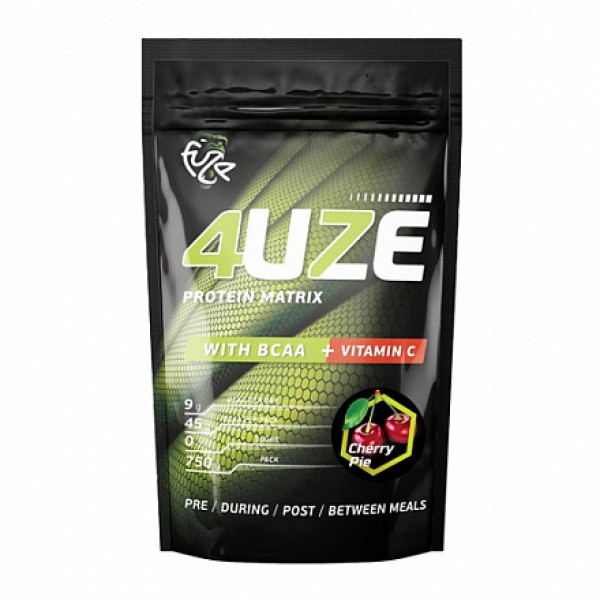 Fuze Мультикомпонентный протеин 4uze + BCAA 'Вишнёвый пирог' 750 г