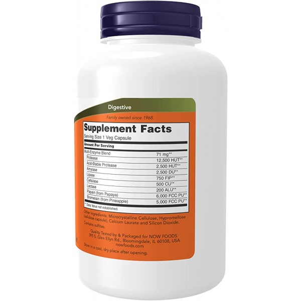 Now Foods Ферменты Plant Enzymes 120 капсул