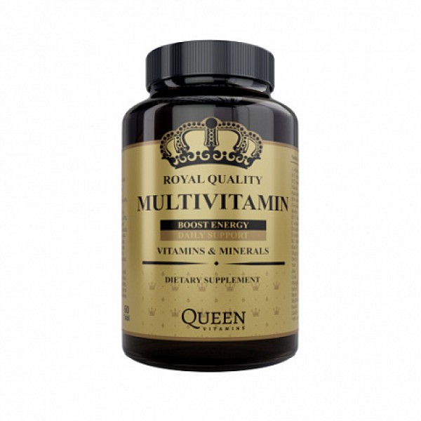 Queen Vitamins Мультивитамины и минералы 60 капсул...