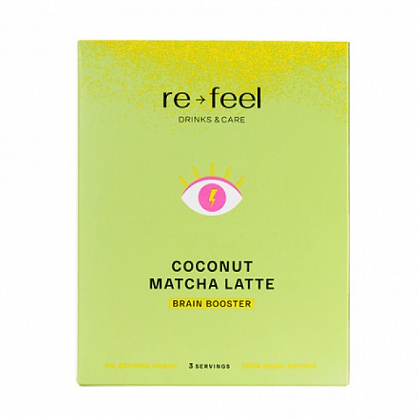 re-feel Матча 'Coconut matcha latte' 3 шт