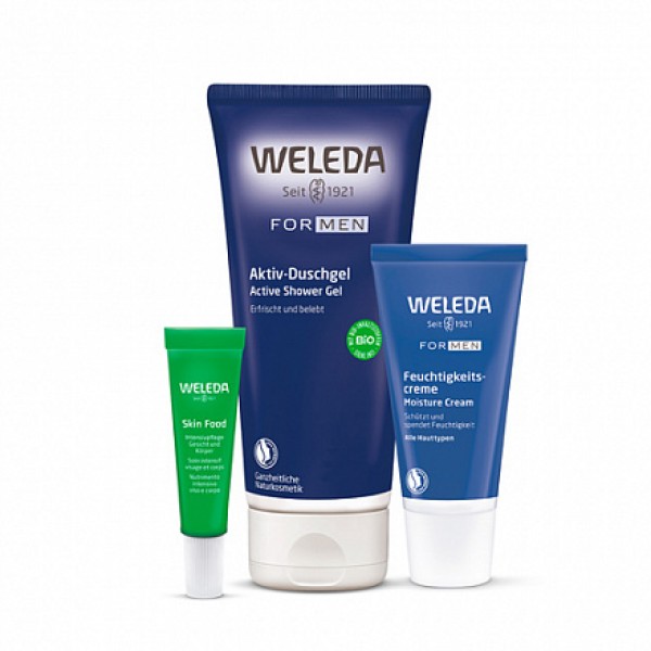 Weleda Набор подарочный 'Men's daily routine' из 3 шт