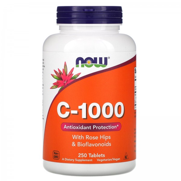 Now Foods Витамин C-1000 с шиповником и биофлавоно...