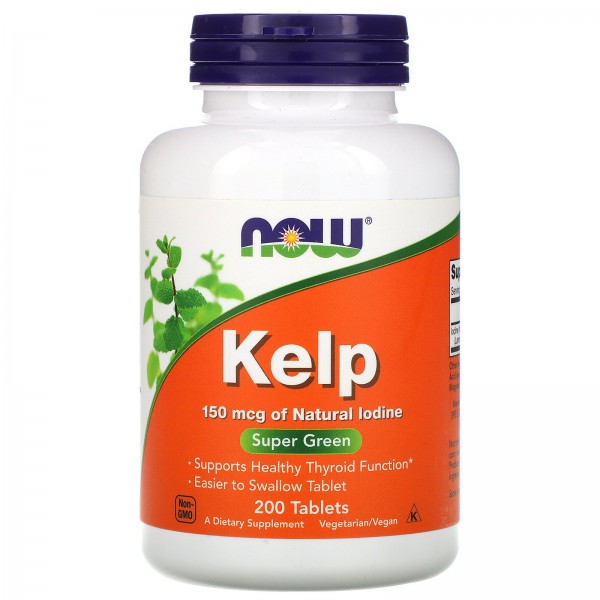 Now Foods Бурые водоросли Kelp 150 мкг 200 таблето...