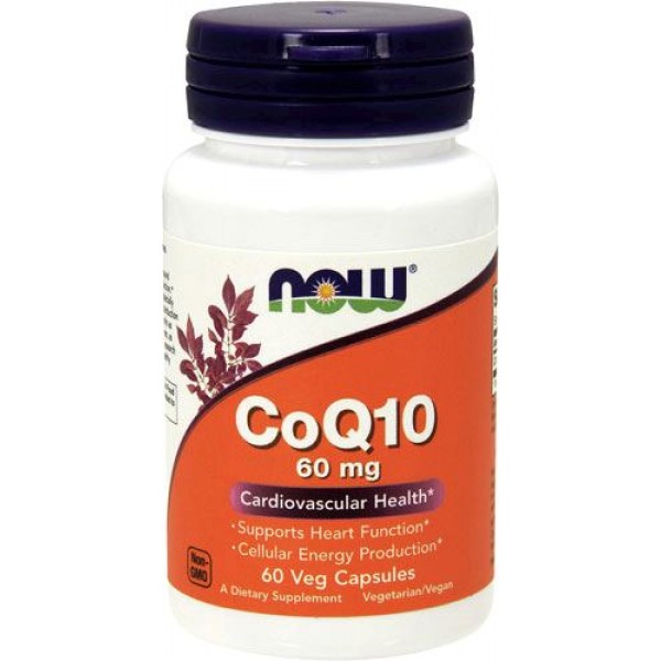 Now Foods Коэнзим Q10 60 мг 60 капсул...