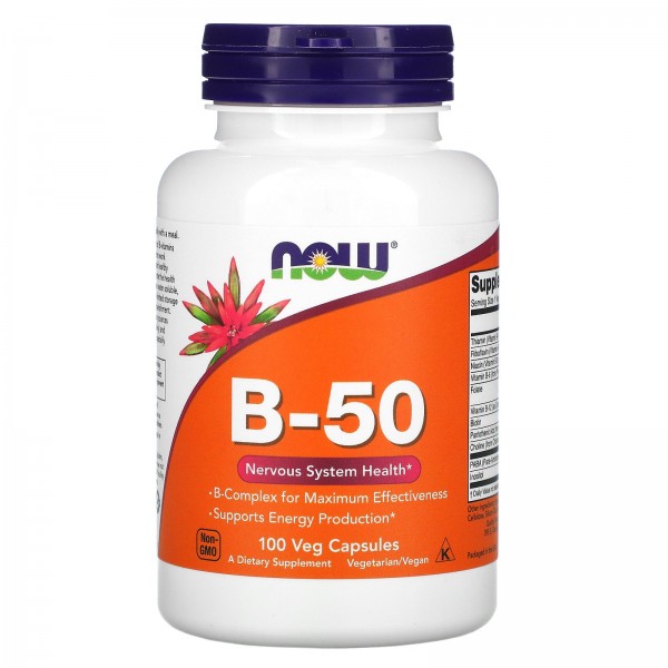 Now Foods B-50 100 растительных капсул