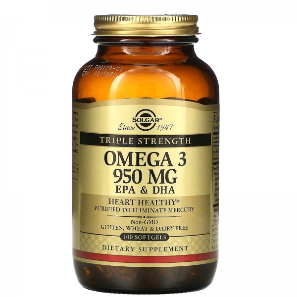 Solgar Омега-3 950 мг 100 капсул