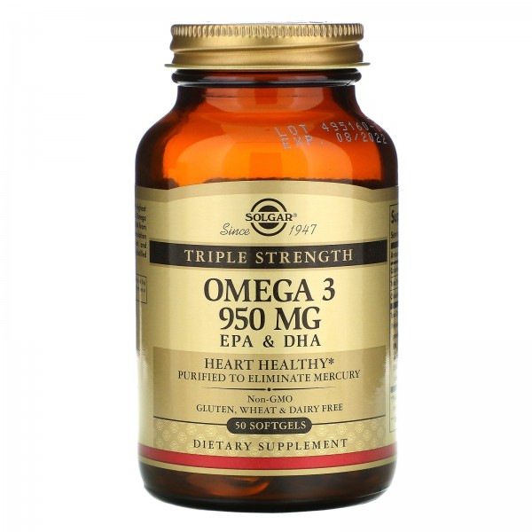 Solgar Омега-3 950 мг 50 капсул