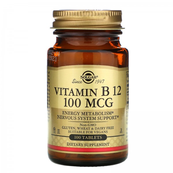 Solgar Витамин B12 100 мкг 100 таблеток...
