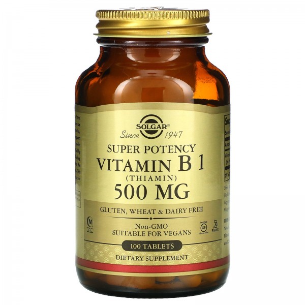 Solgar Витамин B1 500 мг 100 таблеток...