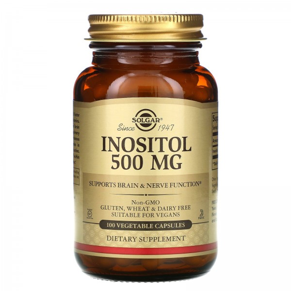 Solgar Инозитол 500 мг 100 растительных капсул