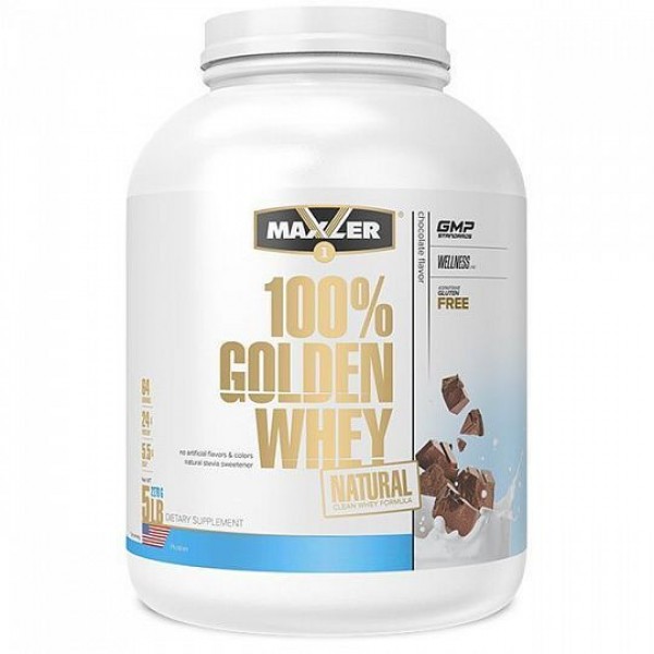 Maxler Протеин Golden Whey Natural 2270 г Шоколад...