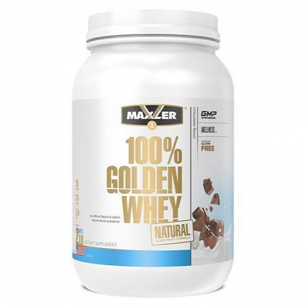 Maxler Протеин Golden Whey Natural 908 г Шоколад...