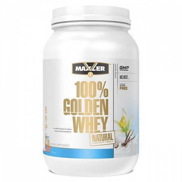 Maxler Протеин Golden Whey Natural 908 г Ваниль