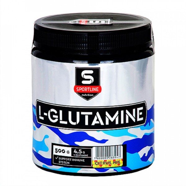 Sportline Nutrition L-Глютамин 500 г Цитрус...