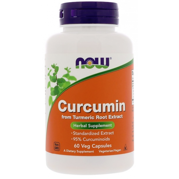 Now Foods Куркумин экстракт 95% 665 мг 60 капсул...