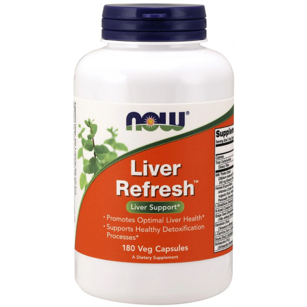 Now Foods Liver Refresh поддержка печени 180 капсул
