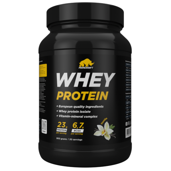 Prime Kraft Протеин WHEY Protein 900 г Ваниль...