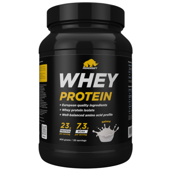 Prime Kraft Протеин WHEY Protein 900 г Без вкуса...
