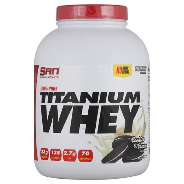 SAN Протеин 100% Pure Titanium Whey 2270 г Печенье...