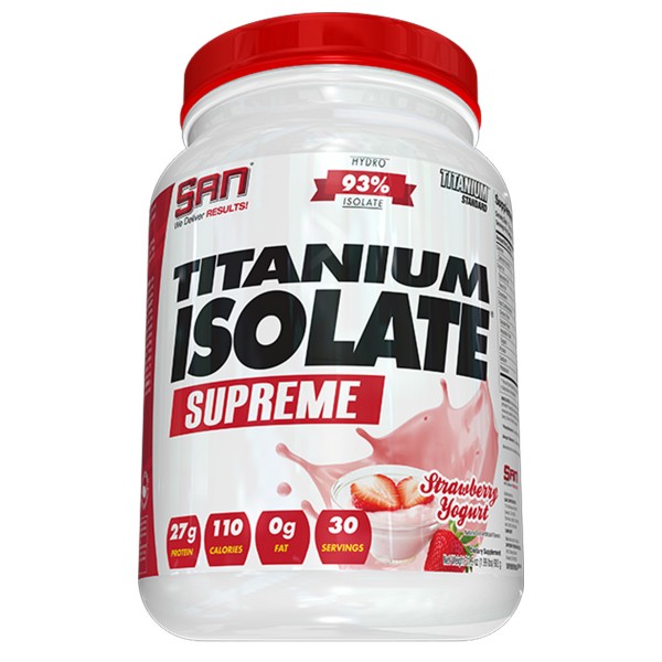 SAN Протеин Titanium Isolate Supreme 908 г Strawbe...