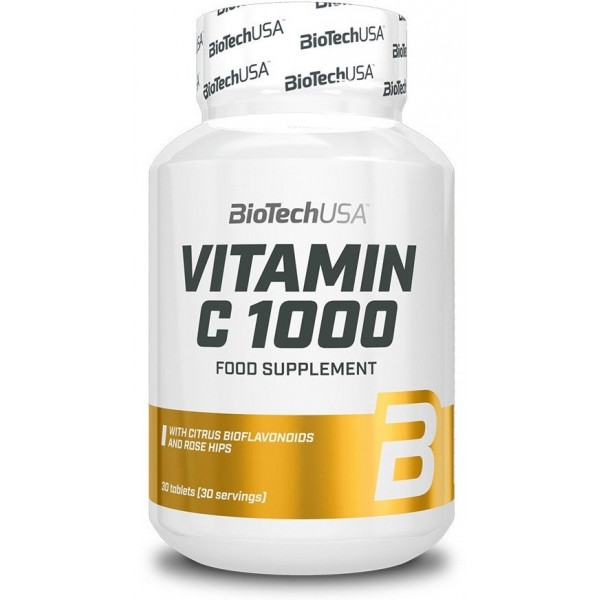 Biotech USA Витамин C 1000 мг с шиповником и биофл...