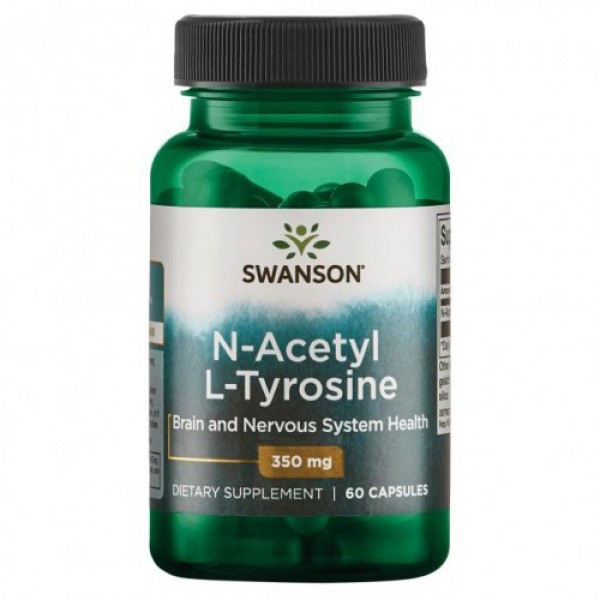 Swanson N-Acetyl Tyrosine 350 мг 60 капсул