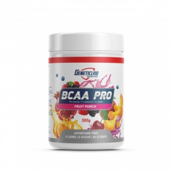 GeneticLab BCAA PRO Powder 500 г Фруктовый пунш...