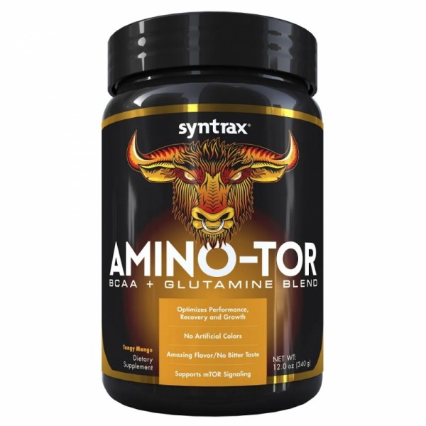 Syntrax Amino-TOR BCAA с глютамином 340 г Манго...