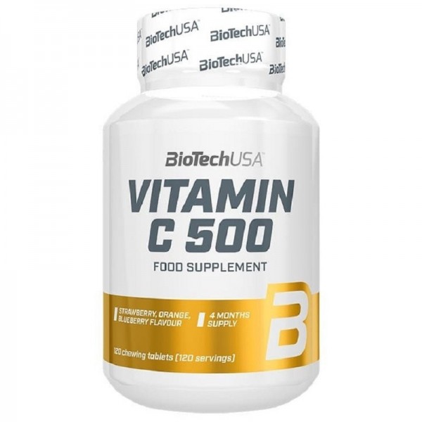 BioTech USA Витамин C 500 мг 120 таблеток...