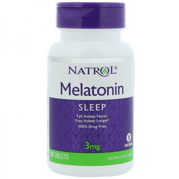 Natrol Мелатонин 3 мг 60 таблеток...