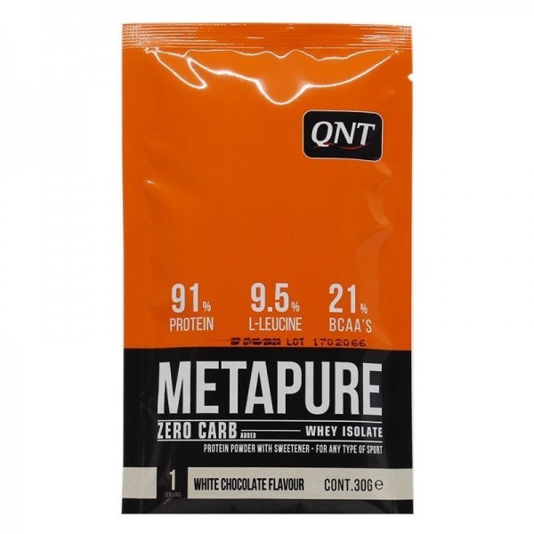 QNT Пробник Изолят MetaPure ZeroCarb 30 г Бельгийс...