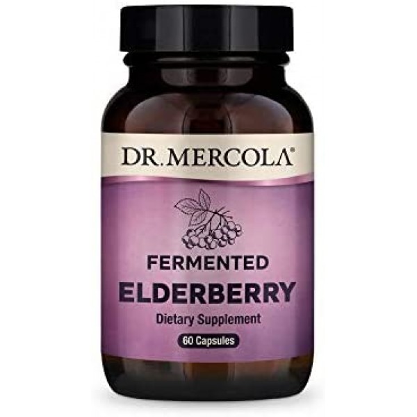 Dr. Mercola Органические ферментированные ягоды бузины 60 таблеток