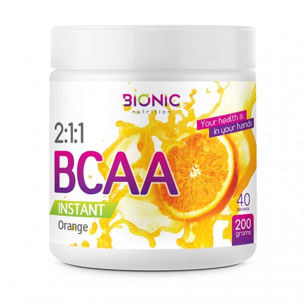 Bionic Nutrition BCAA 2:1:1 200 г Апельсин...