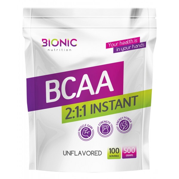 Bionic Nutrition BCAA 2:1:1 500 г Нейтральный...
