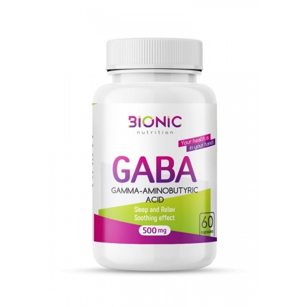 Bionic Nutrition ГАБА 500 мг 60 капсул