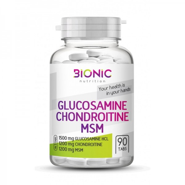 Bionic Nutrition Глюкозамин-хондроитин-МСМ 90 табл...
