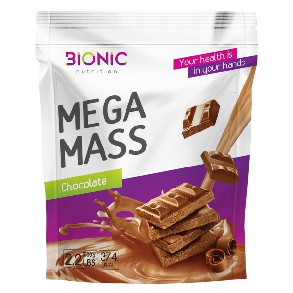 Bionic Nutrition Гейнер Mega Mass Gainer 1000 г Шоколад